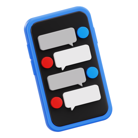 Messaging app  3D Icon