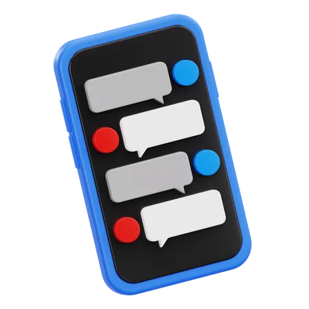 Messaging app  3D Icon