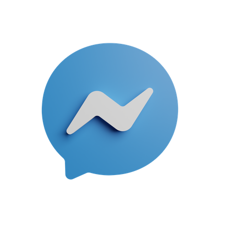 Messenger  3D Logo