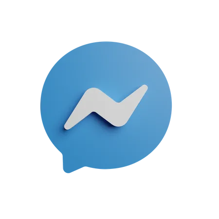 Messenger  3D Logo