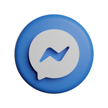 Messenger  3D Logo