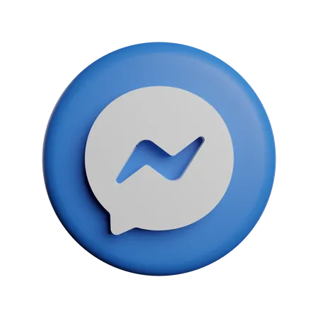 Messenger  3D Logo