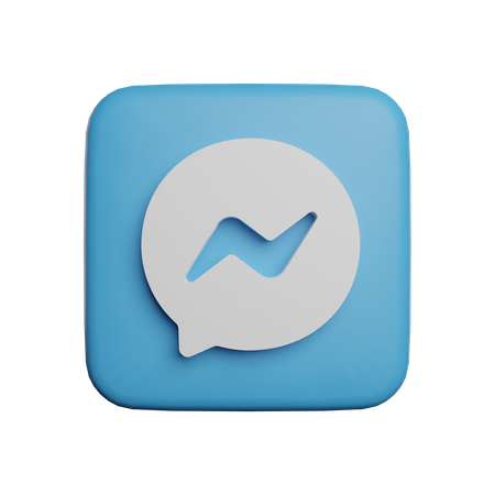 Messenger  3D Logo