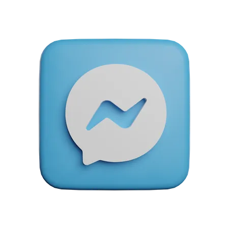 Messenger  3D Logo