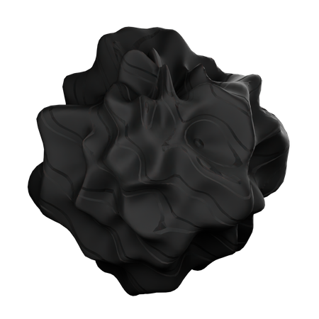 Messy Abstract Shape 3D Icon