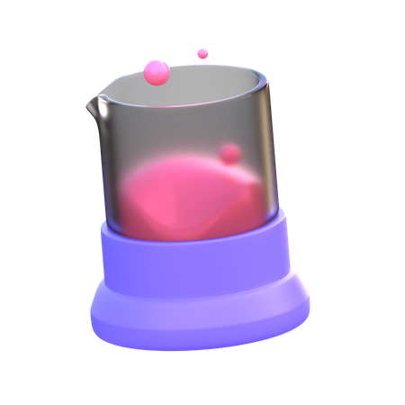 Messzylinder  3D Icon