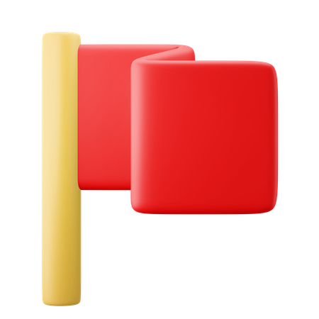 Gol da bandeira  3D Icon