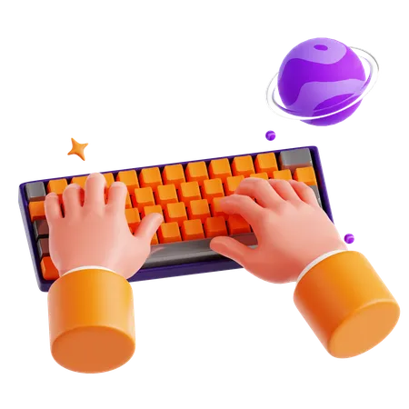 Méta clavier  3D Icon