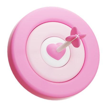 Meta de amor  3D Icon