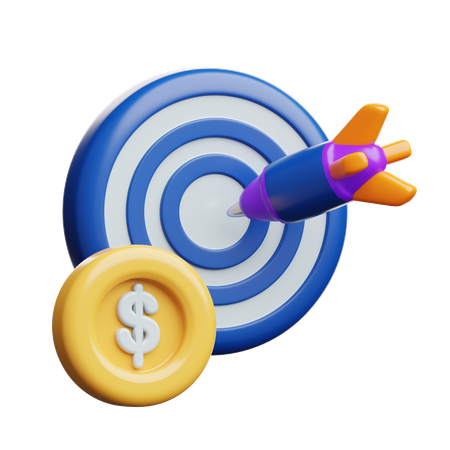 Meta de negócios  3D Icon