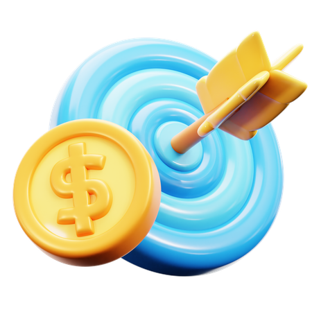 Objetivo de dinero  3D Icon