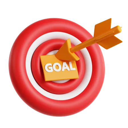 Objetivo financeiro  3D Icon