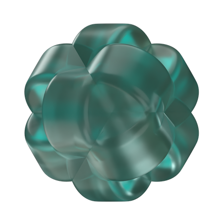 Meta-Kabine abstrakte Form  3D Icon