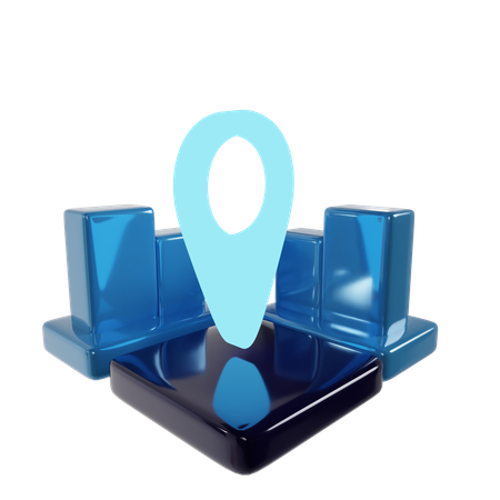 Meta Location  3D Icon