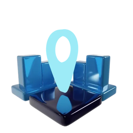 Meta Location  3D Icon