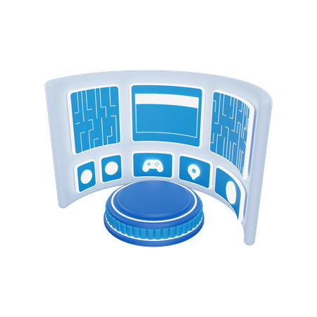 Meta painel  3D Icon