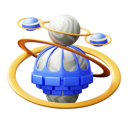 Meta terra  3D Icon