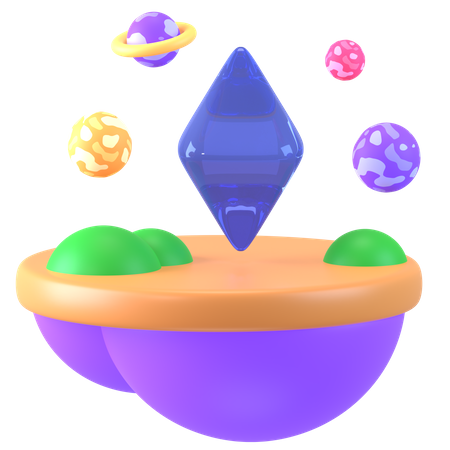 Meta terra  3D Icon