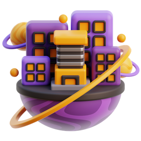 Meta terra  3D Icon