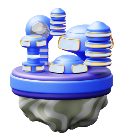 Méta-terre  3D Icon