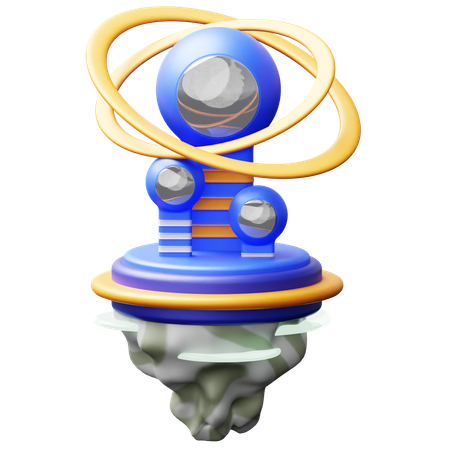 Meta tierra  3D Icon