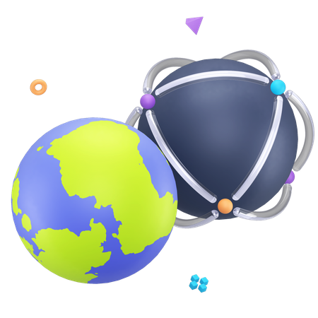 Meta World  3D Icon