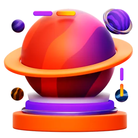 Meta World  3D Icon