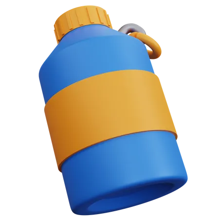 Metal Bottle  3D Icon