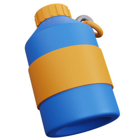 Metal Bottle  3D Icon