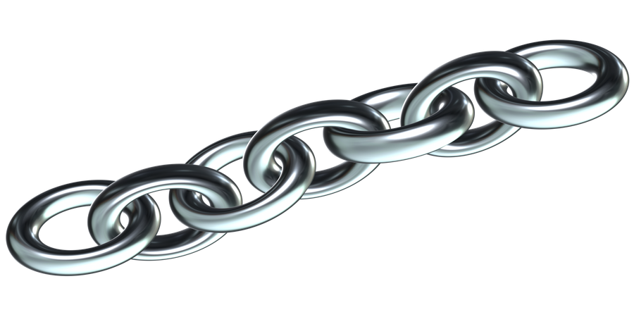 Metal chains  3D Icon