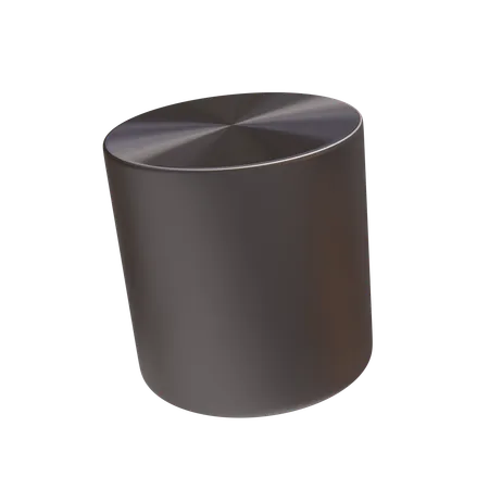 Metal Cylinder Icon  3D Icon