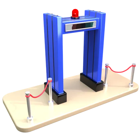 金属探知機  3D Icon