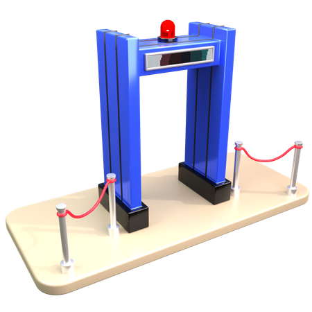 Metal Detector  3D Icon