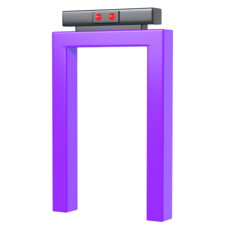 Metal Detector  3D Illustration