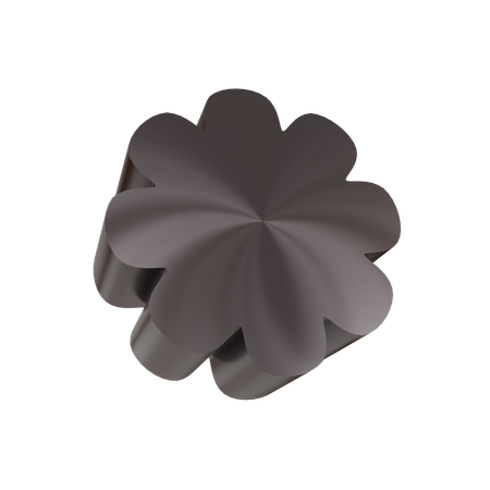 金属の花  3D Icon