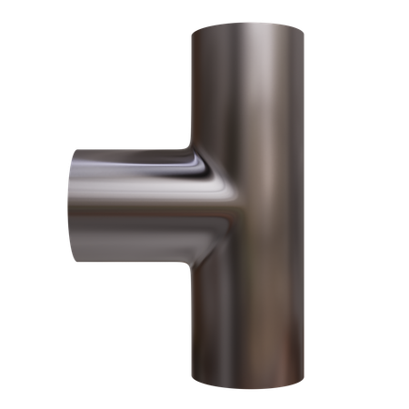 Metal Pipe  3D Icon