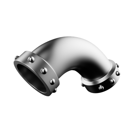 Metal Pipe  3D Icon