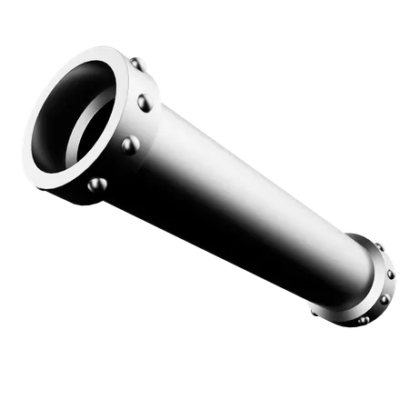 Metal Pipe  3D Icon