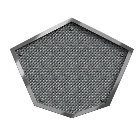 Metal Plate  3D Icon