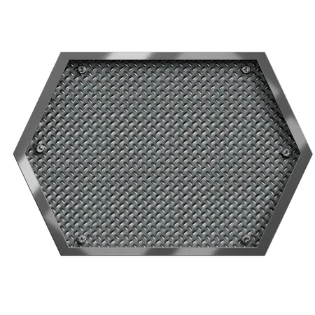 Metal Plate  3D Icon