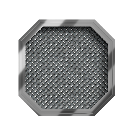 Metal Plate  3D Icon