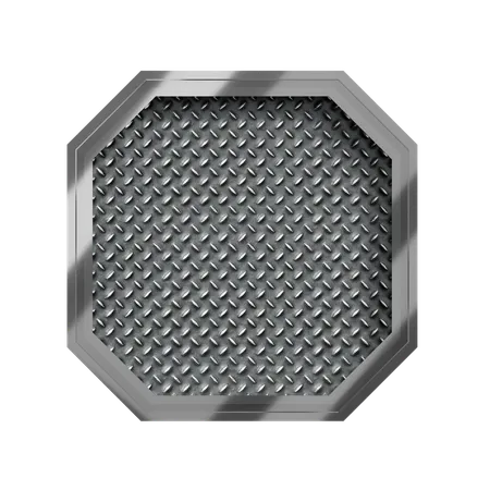 Metal Plate  3D Icon