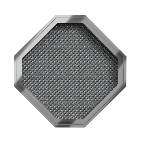 Metal Plate  3D Icon