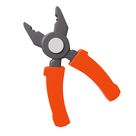 Metal Plier  3D Icon