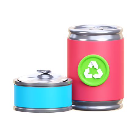 Metal Recycling  3D Icon