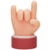 Metal Rock Hand Gesture