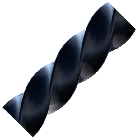 金属棒抽象  3D Icon