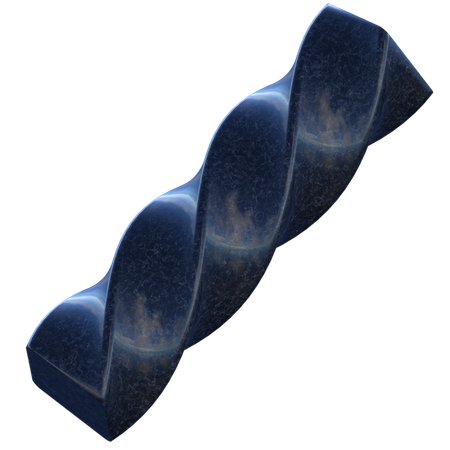 Metal Rod Abstract  3D Icon