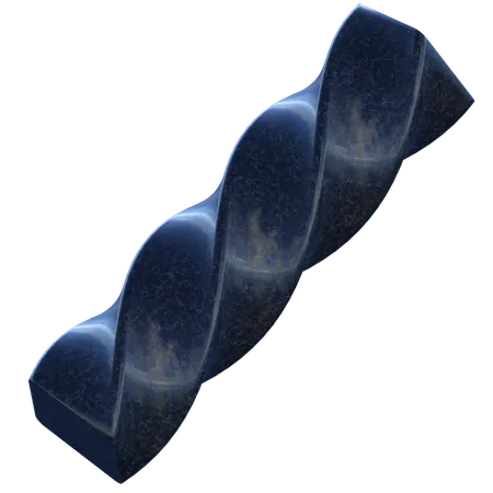 Metal Rod Abstract  3D Icon