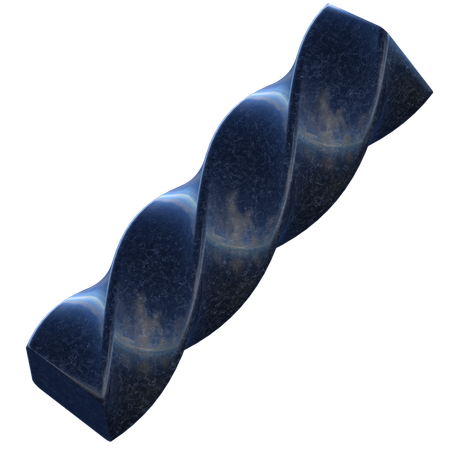 Metal Rod Abstract  3D Icon